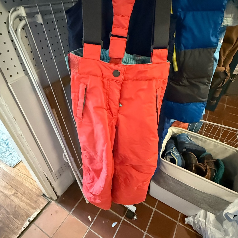 Boden Bright Red Kids Overalls